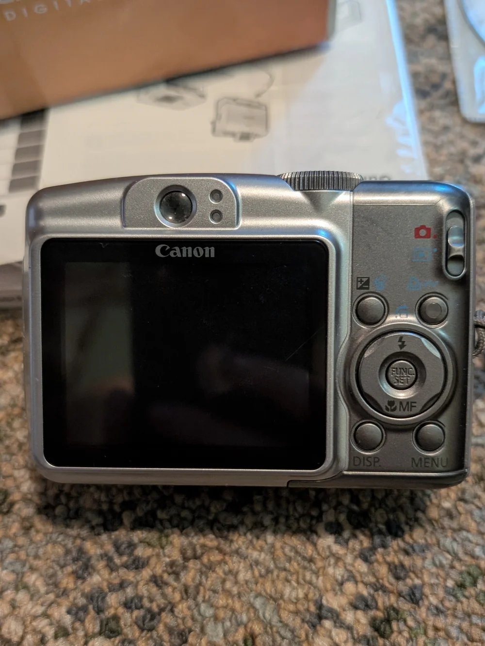 Canon PowerShot A720 IS Digital Camera - Silver